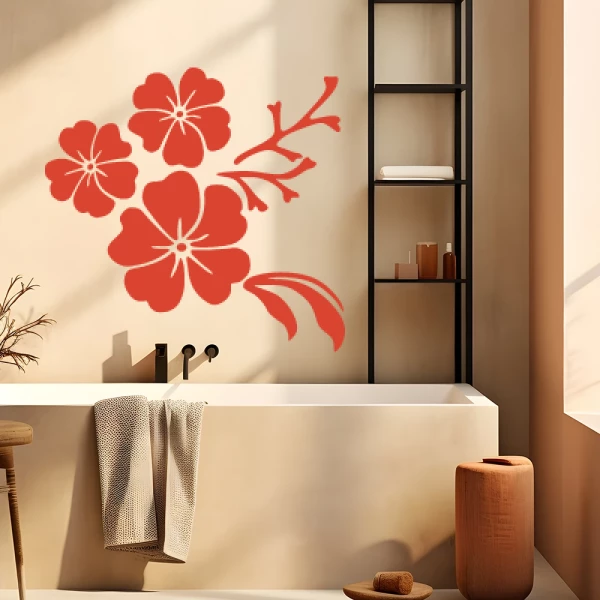Sticker Trio de Fleurs