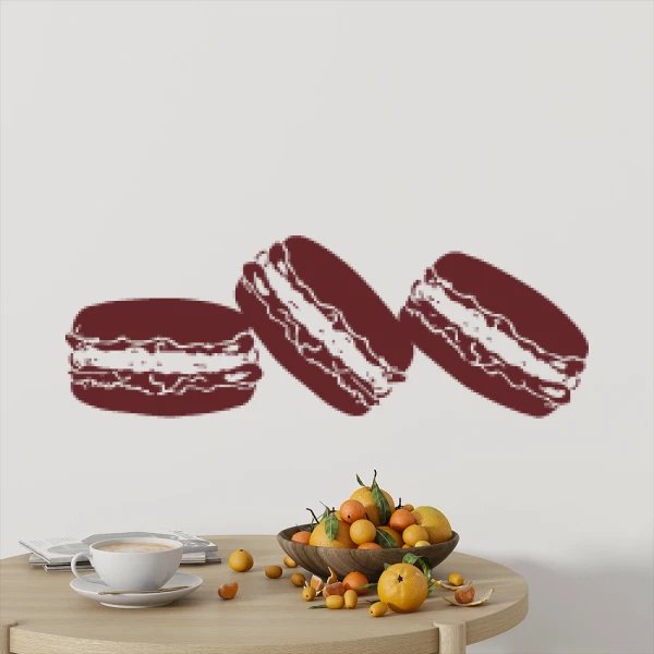 Sticker Trio de Macarons