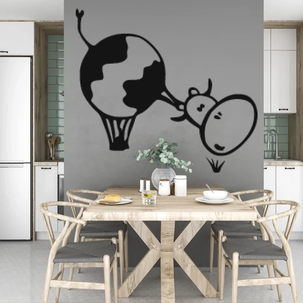 Sticker Vache Ronde