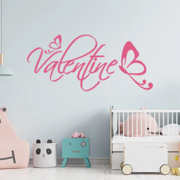 Sticker Valentine Papillons