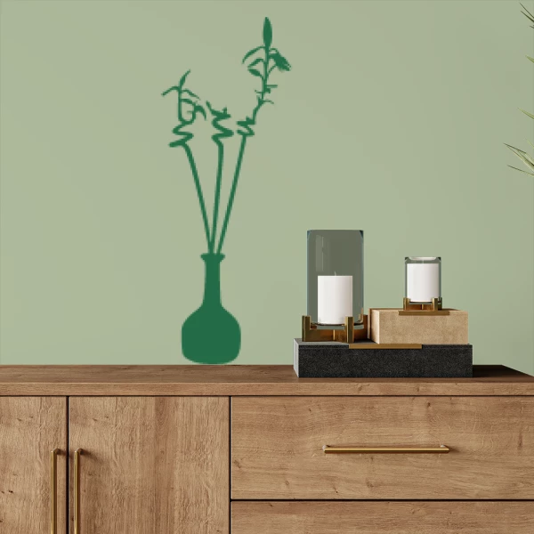 Sticker Vase Bambou