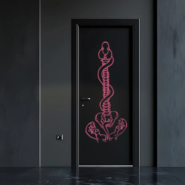 Sticker Vertébrale - Serpent