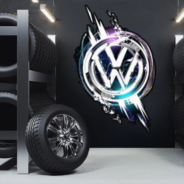 Sticker VW Logo - Imprimé