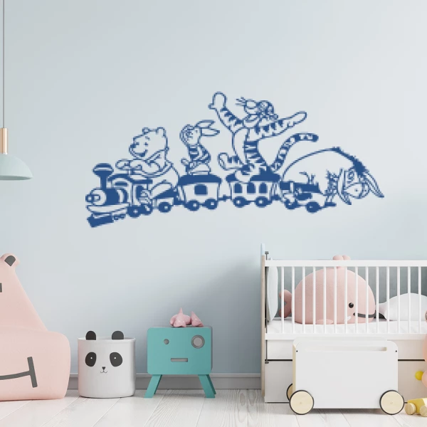 Sticker Winnie Petit Train