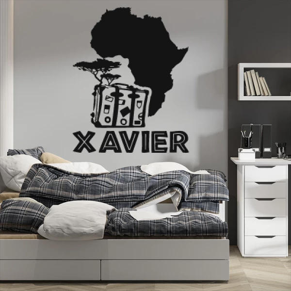 Sticker Xavier Voyage Afrique
