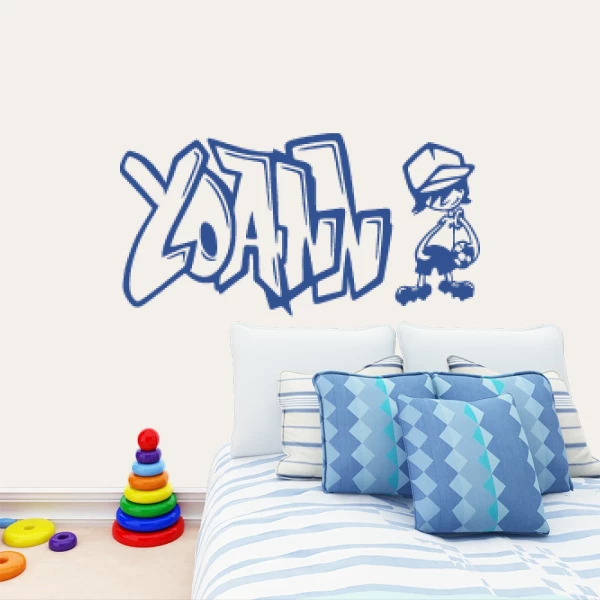 Sticker Yoann Graffiti Footballeur