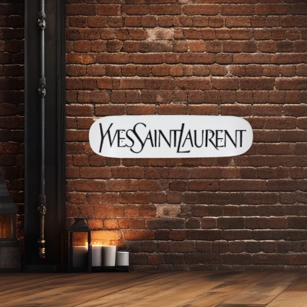 Sticker Yves Saint Laurent Texte