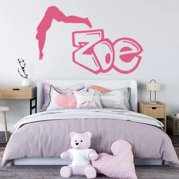 Sticker Zoé Graffiti Plongeon